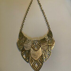 Gold-tone Statement Necklace